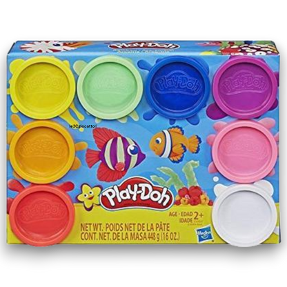 Play-doh confezione 8 vasetti