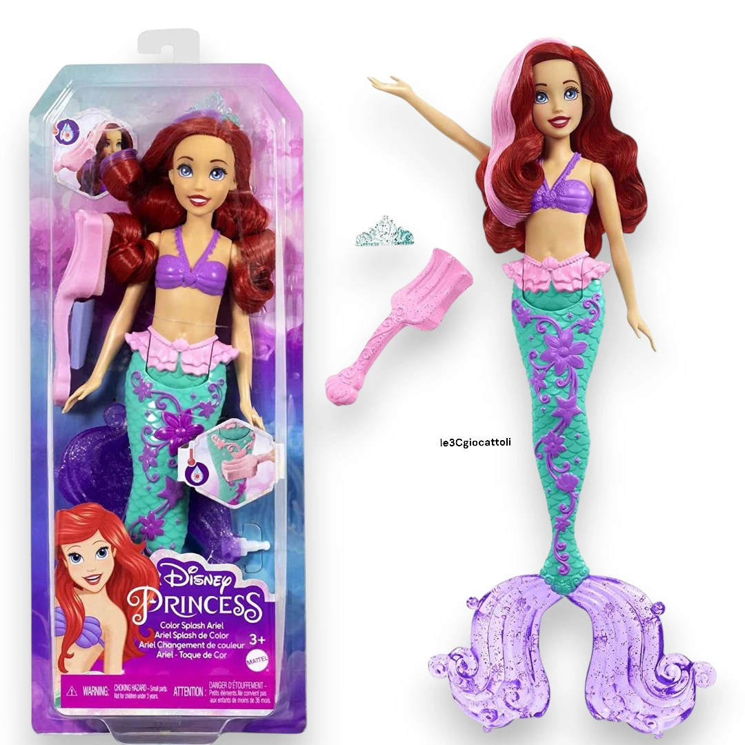 Disney Princess Ariel Cambia Colore