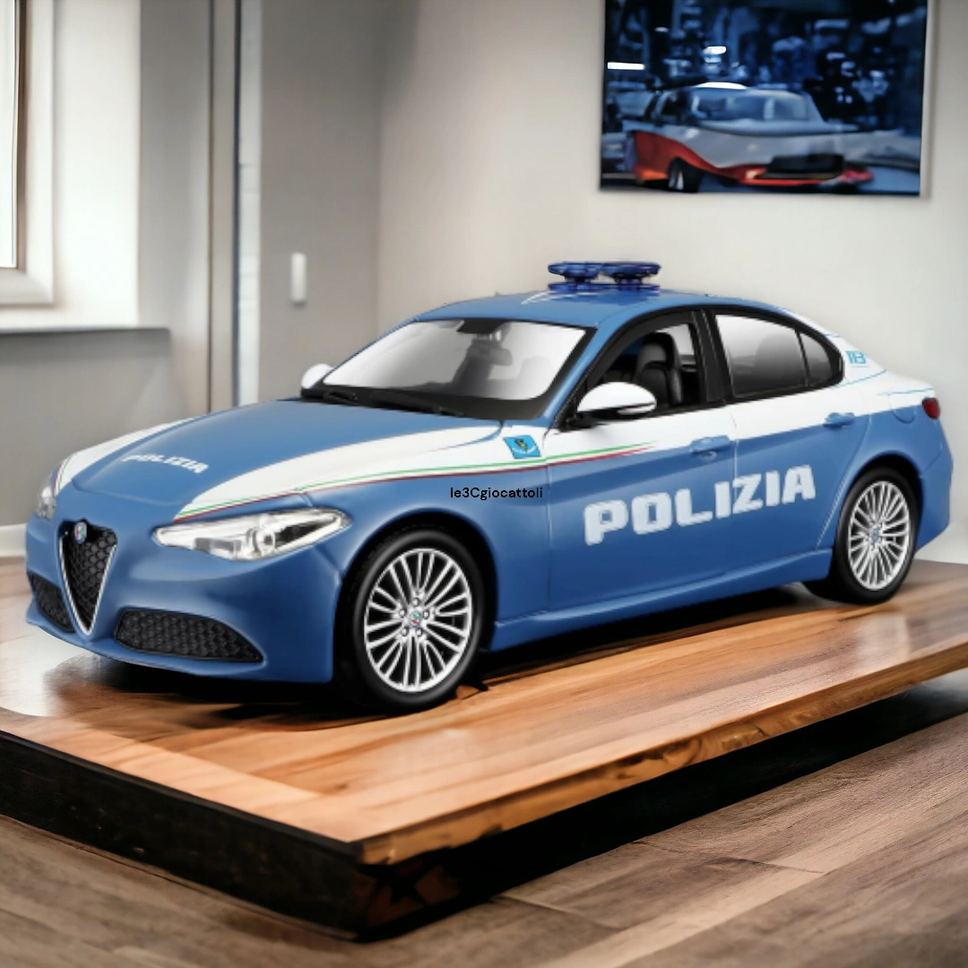 Bburago Kit Alfa Romeo Giulia Polizia