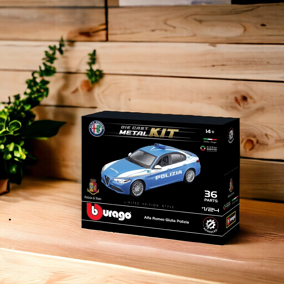 Bburago Kit Alfa Romeo Giulia Polizia