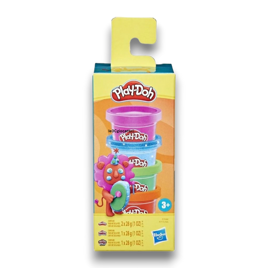 Play-doh mini confezioni 4 colori