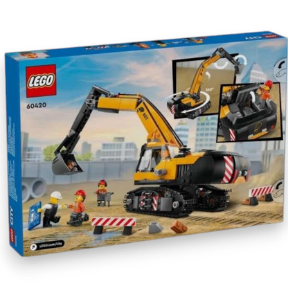 Lego City 60420 Escavatore da Cantiere