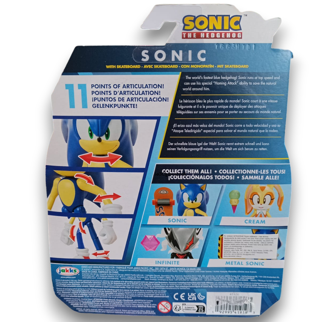 Sonic Action Figure Articolate 10cm