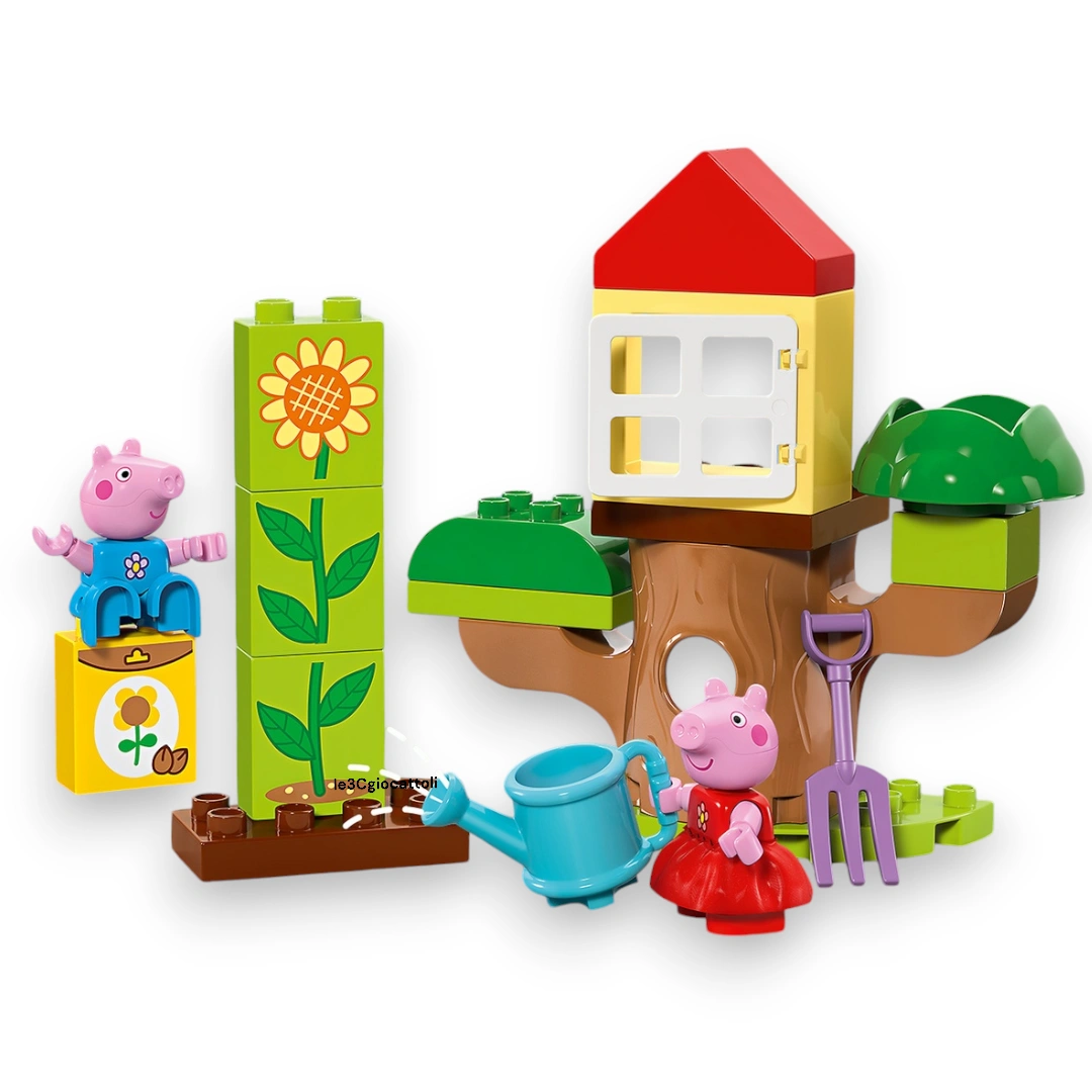 Lego Duplo 10431 Giardino e Casa sull'Albero di Peppa Pig