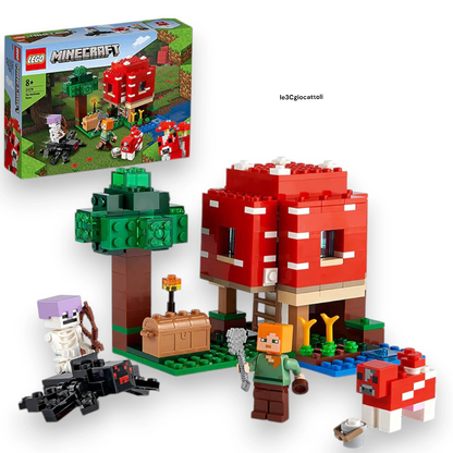 Lego Minecraft 21179 La Casa a Fungo