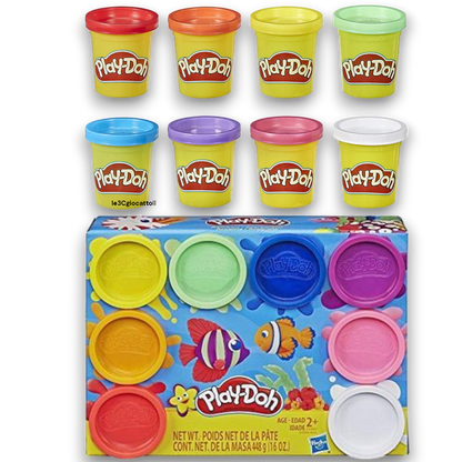 Play-doh confezione 8 vasetti