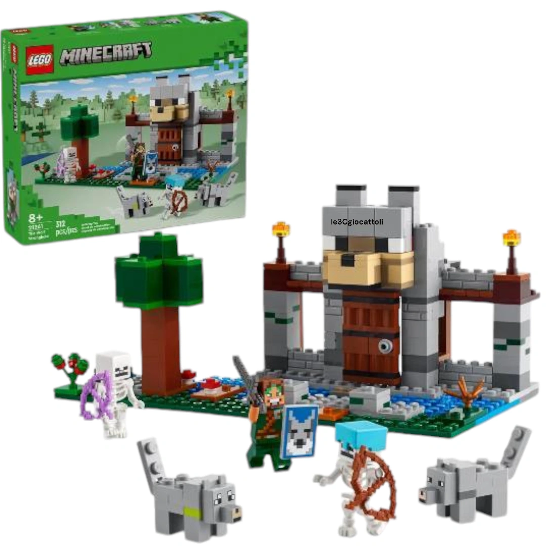 Lego Minecraft 21261 Castello del Lupo