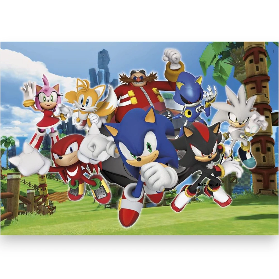 Puzzle 104 Pezzi Sonic The Hedgehog