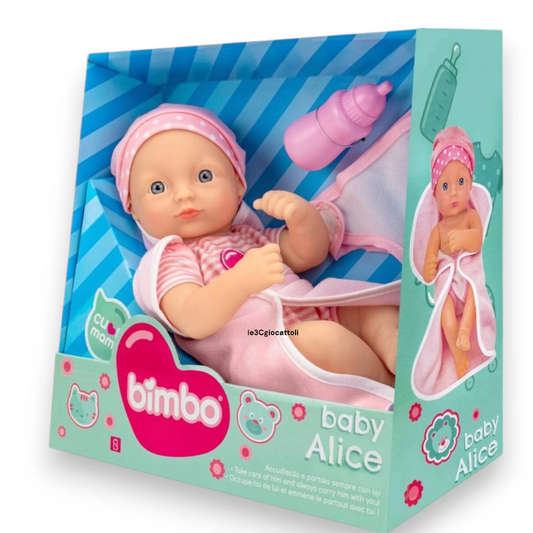 Baby Alice Bimbo Real Born 34 cm