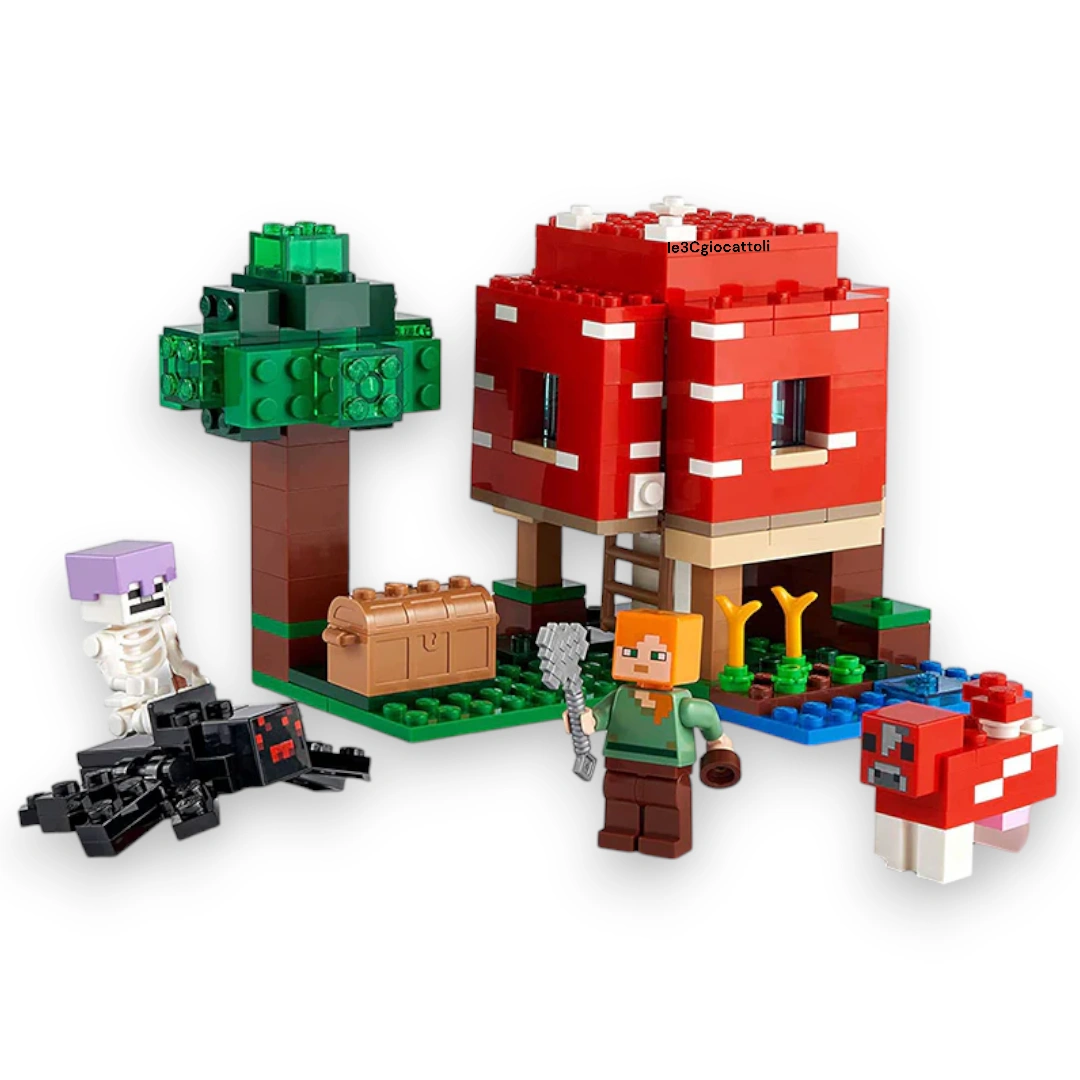 Lego Minecraft 21179 La Casa a Fungo