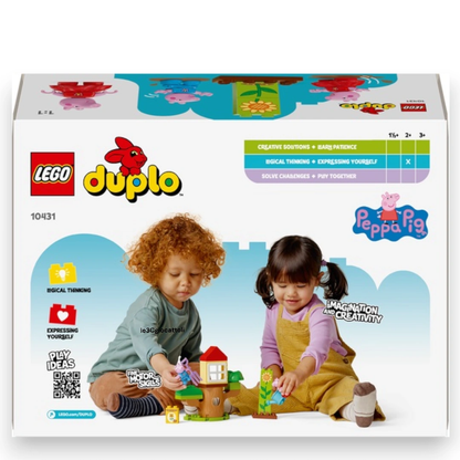 Lego Duplo 10431 Giardino e Casa sull'Albero di Peppa Pig