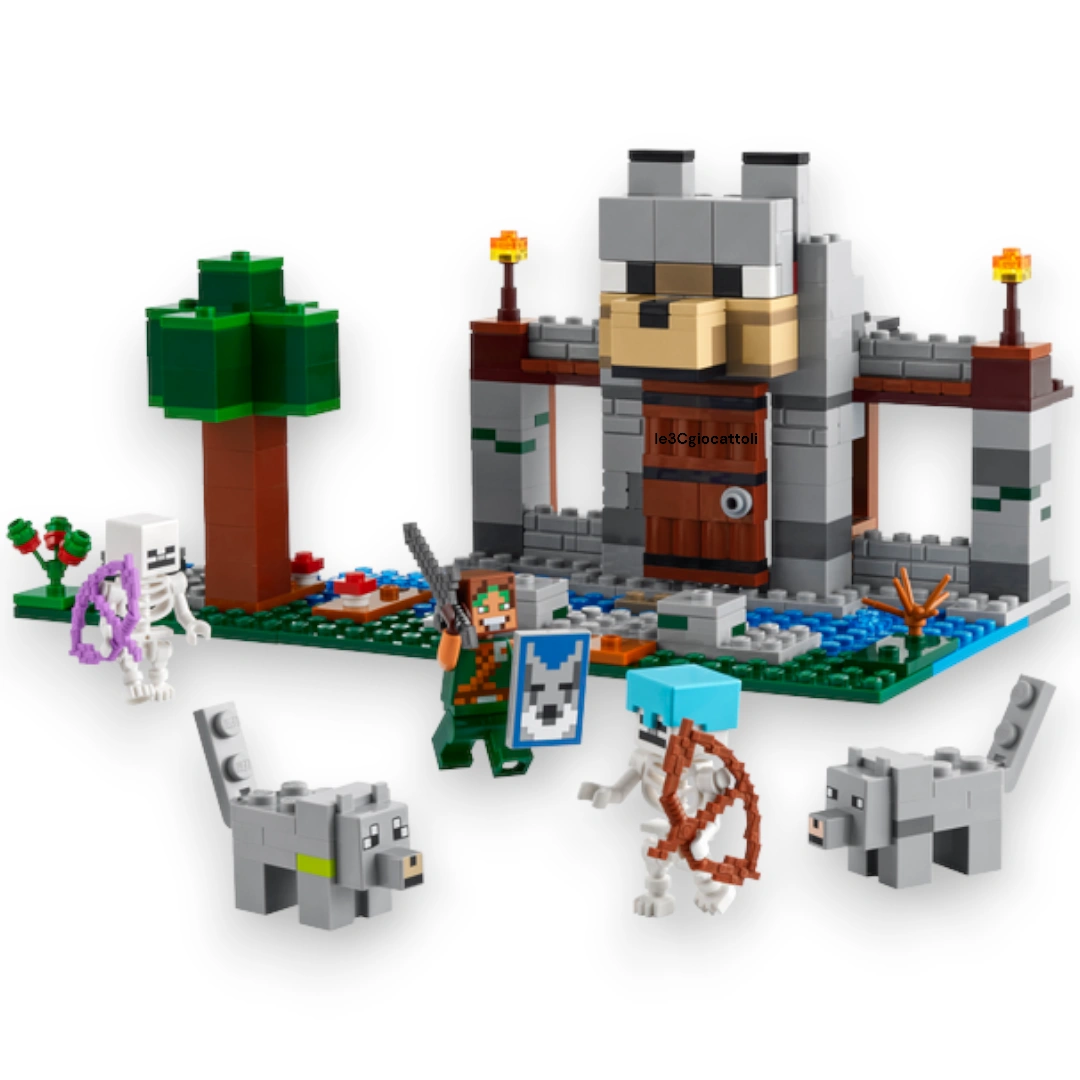 Lego Minecraft 21261 Castello del Lupo