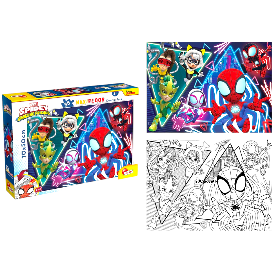 Puzzle 35 Pezzi Spidey and friends