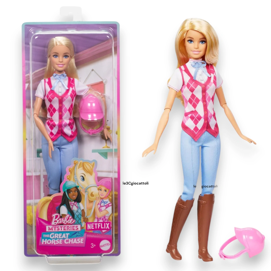 Barbie Mysteries Cavallerizza Malibu HXP06