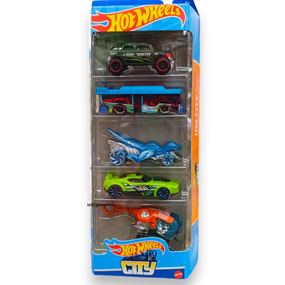 Hot Wheels confezione 5 macchine