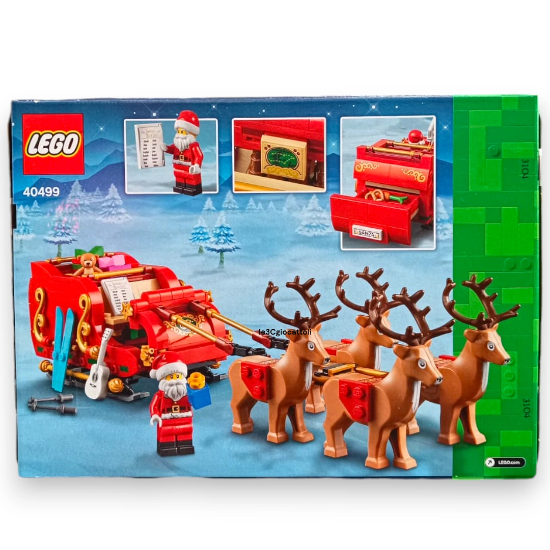 Lego 40499 Slitta di Babbo Natale