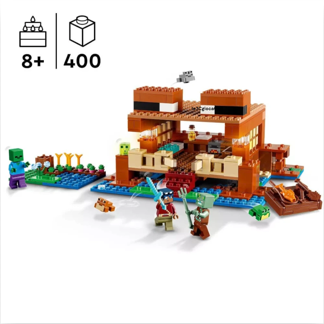 Lego Minecraft 21256 Casa della Rana