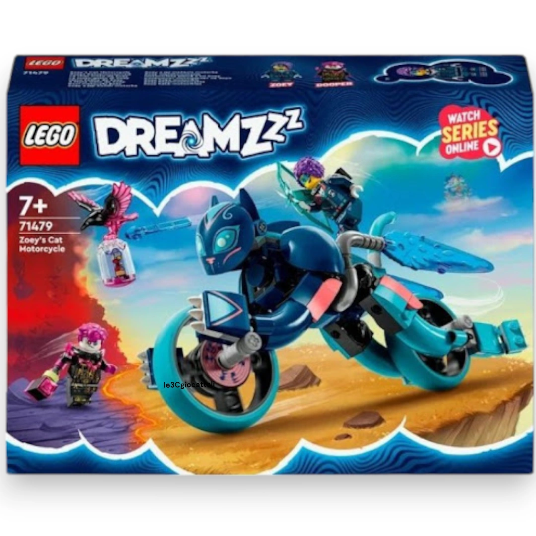 Lego Dreamzzz 71479 La Motogatto di Zoey