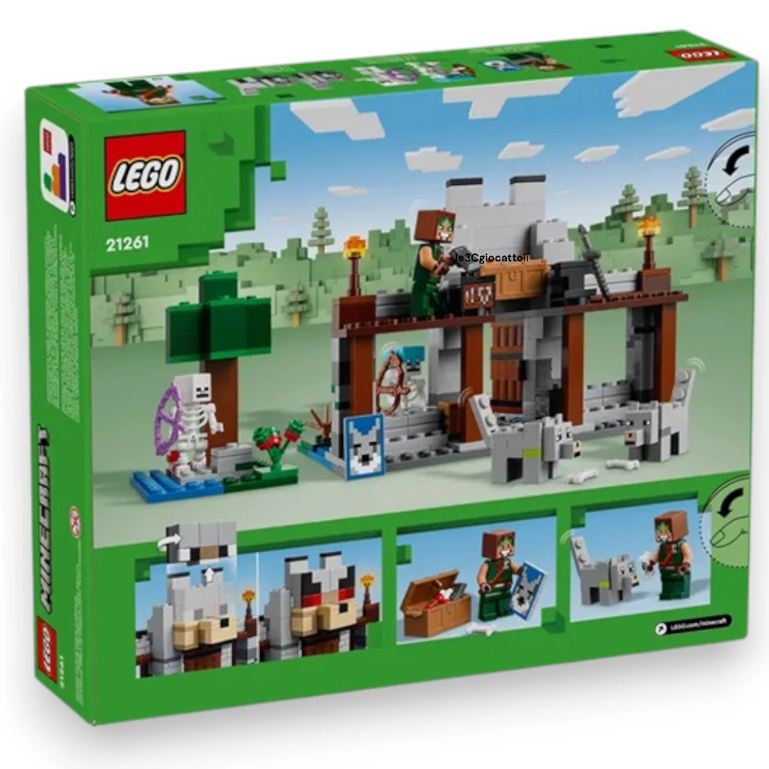 Lego Minecraft 21261 Castello del Lupo