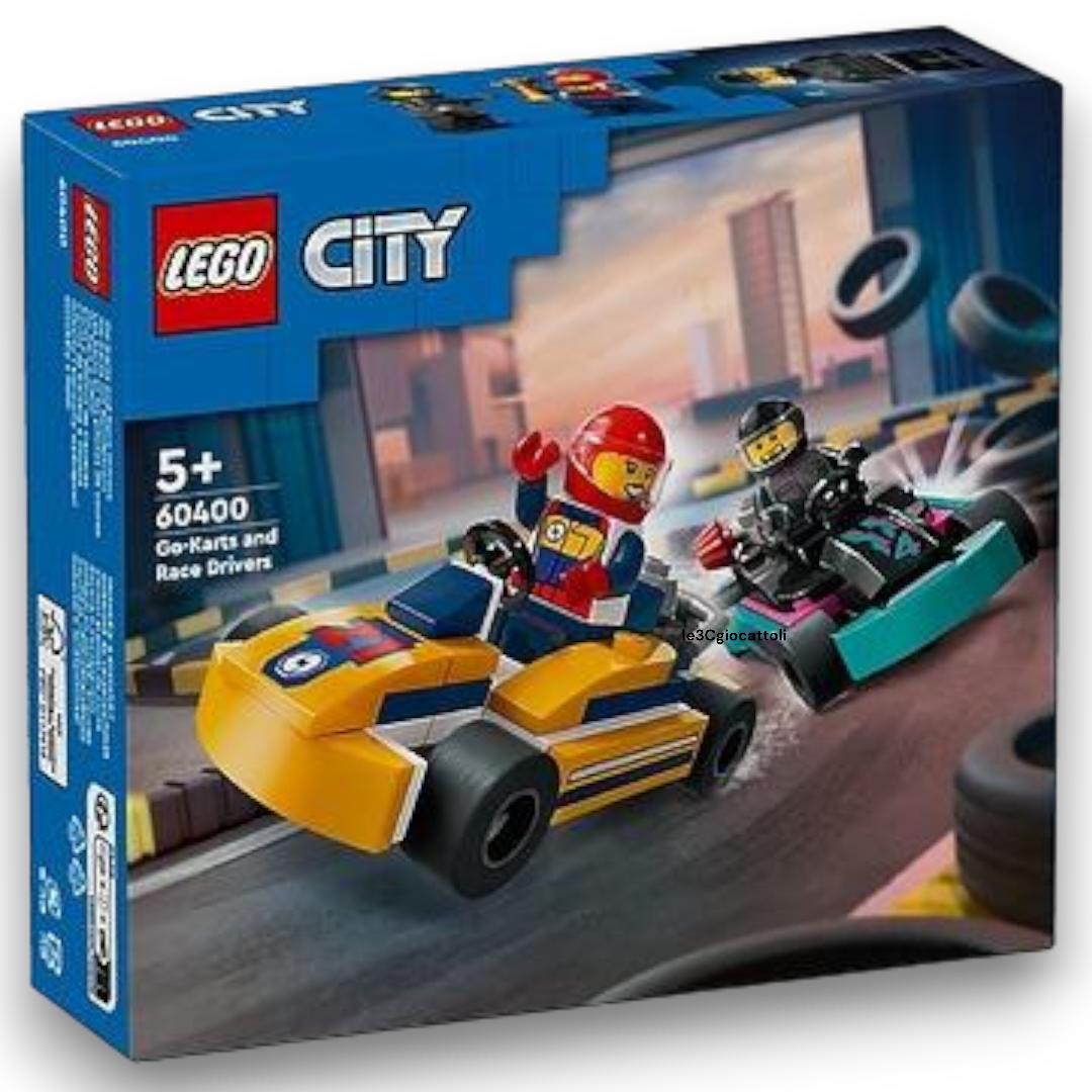 Lego City 60400 Go Kart e piloti