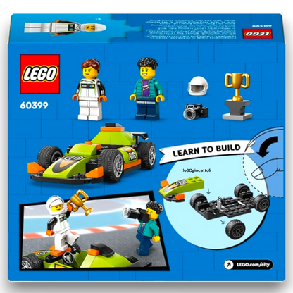 Lego City 60399 Auto da corsa verde