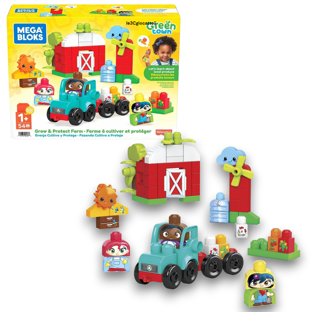 Mega Bloks Fisher-Price Green Town Fattoria Amici Bio