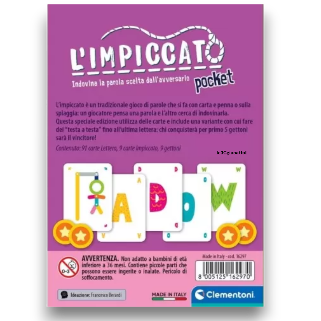 Clementoni Impiccato Pocket