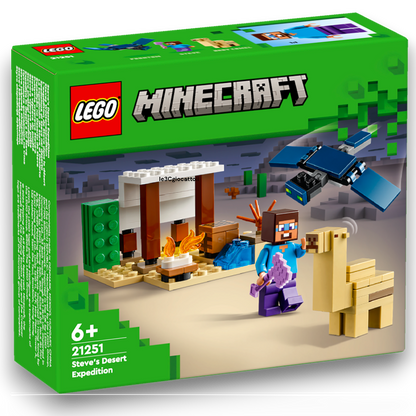 Lego Minecraft 21251 Spedizione di Steve nel deserto