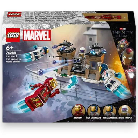 Lego Marvel 76288 Iron Man e Legione di ferro vs. Soldato Hydra