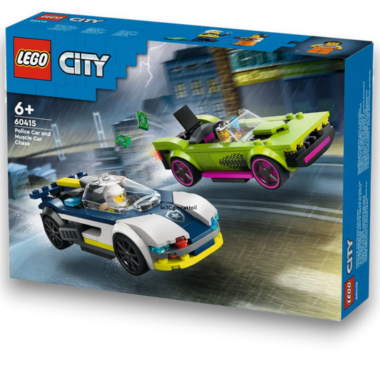 Lego City 60415 Inseguimento della macchina da corsa