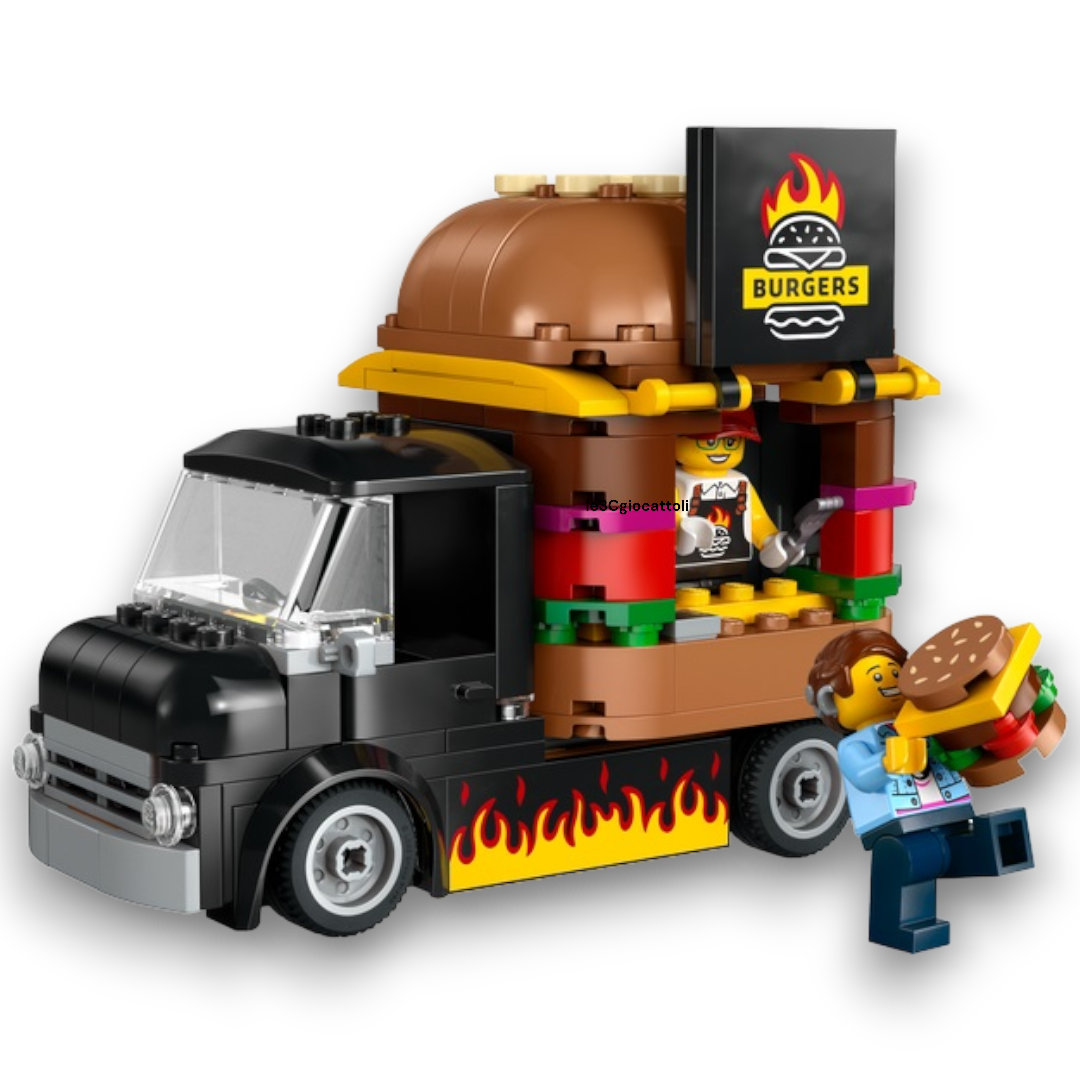 Lego City 60404 Furgone degli hamburger