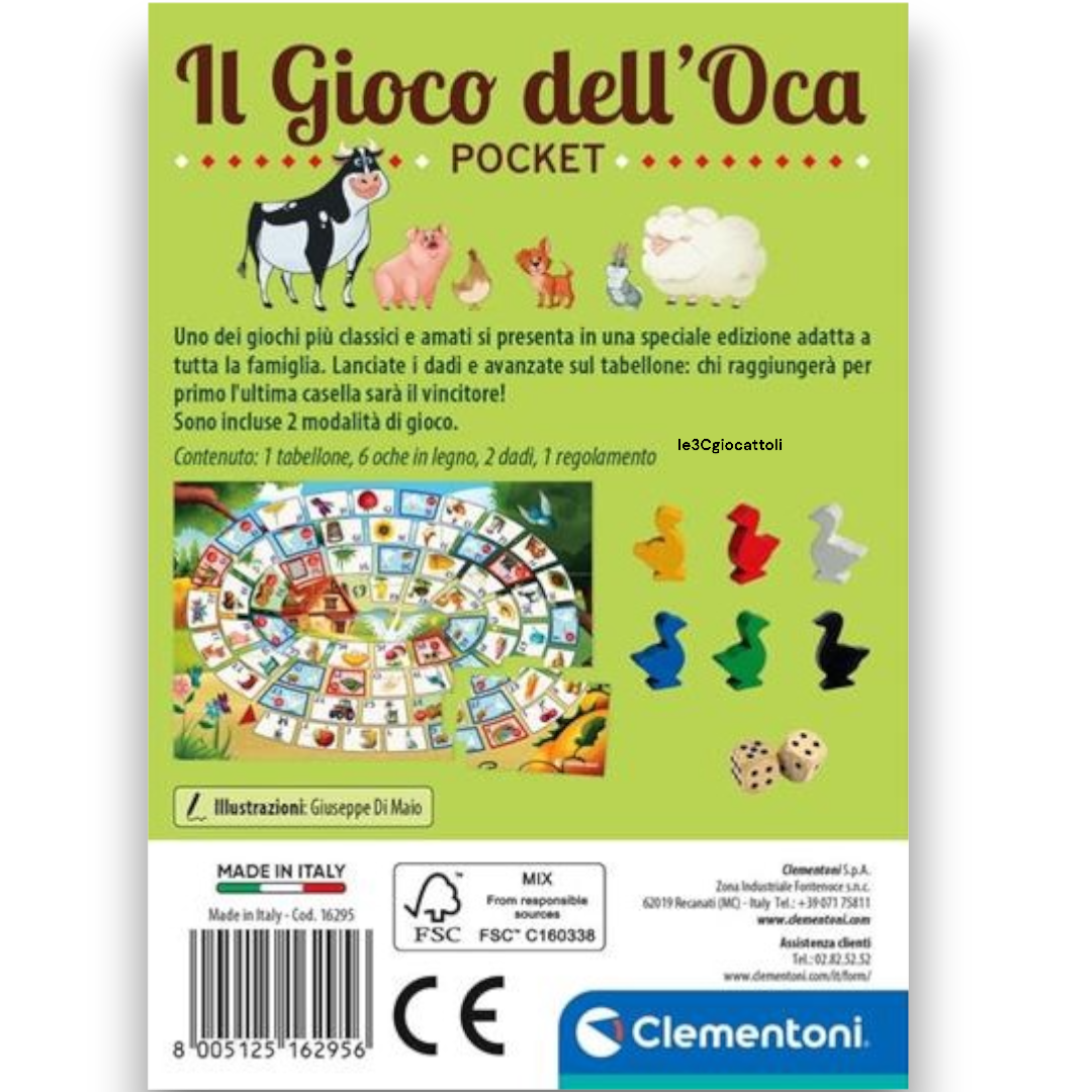 Clementoni Il Gioco dell'Oca Pocket