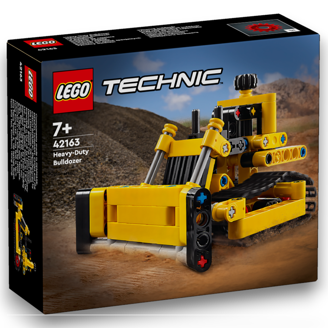 Lego Technic 42163 Bulldozer da cantiere