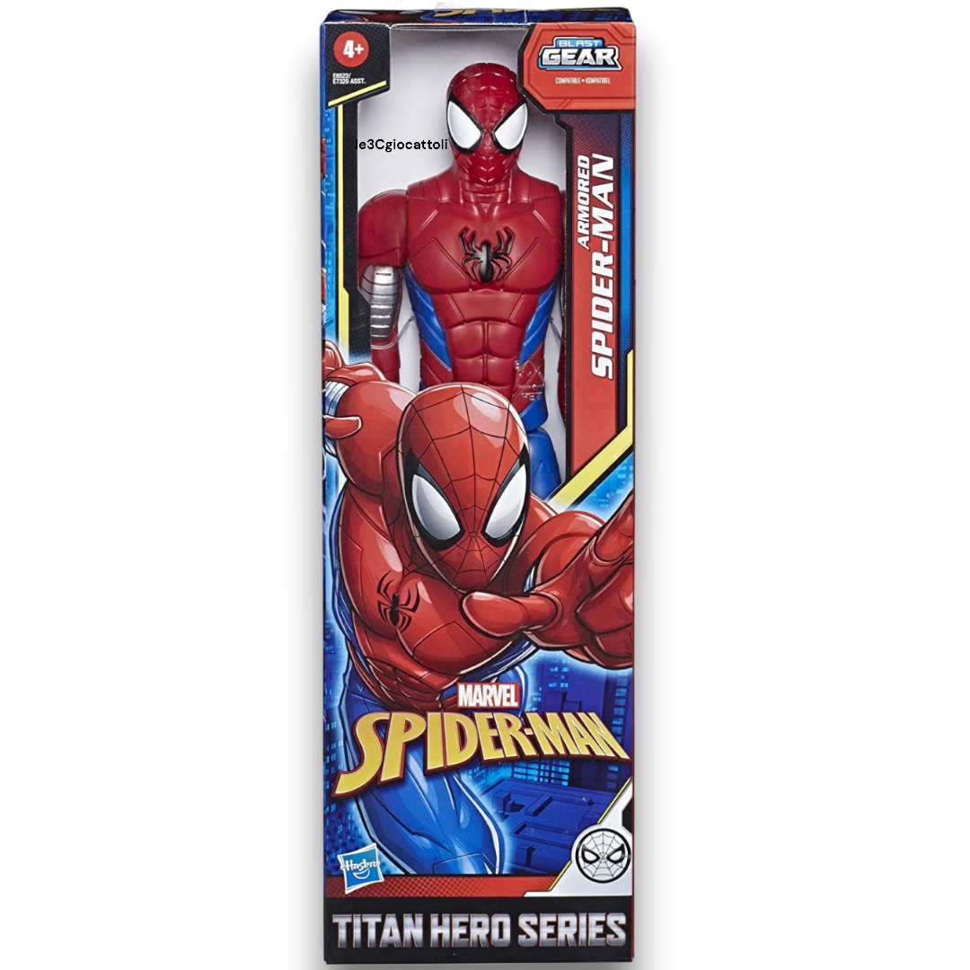 Marvel Titan Hero Armored SpiderMan Blast Gear 30 cm