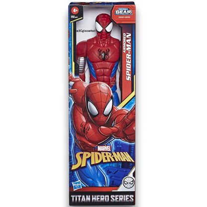 Marvel Titan Hero Armored SpiderMan Blast Gear 30 cm