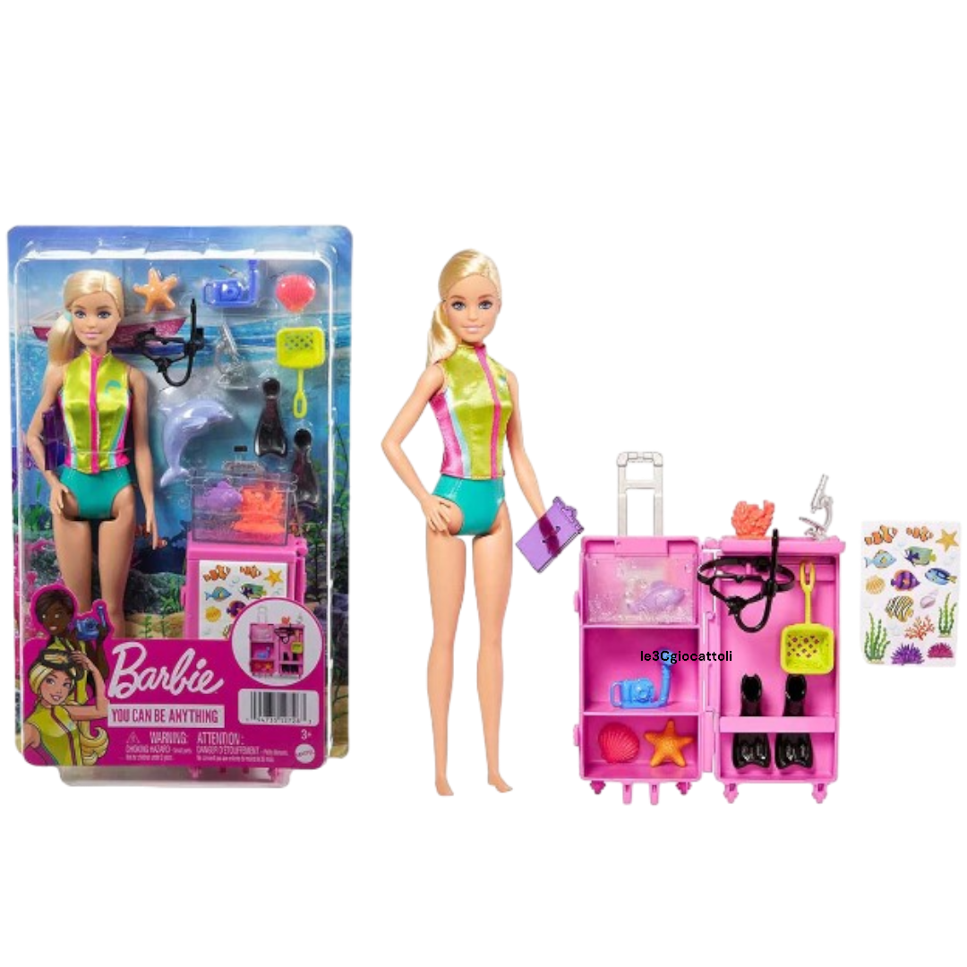 Barbie You can Be Biologa Marina HMH26