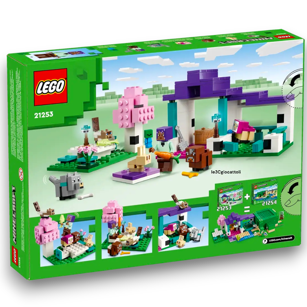 Lego Minecraft 21253 il Santuario degli animali