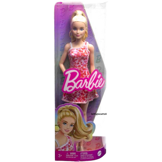 Barbie Fashionistas Bionda Vestito Fiorellini HJT02