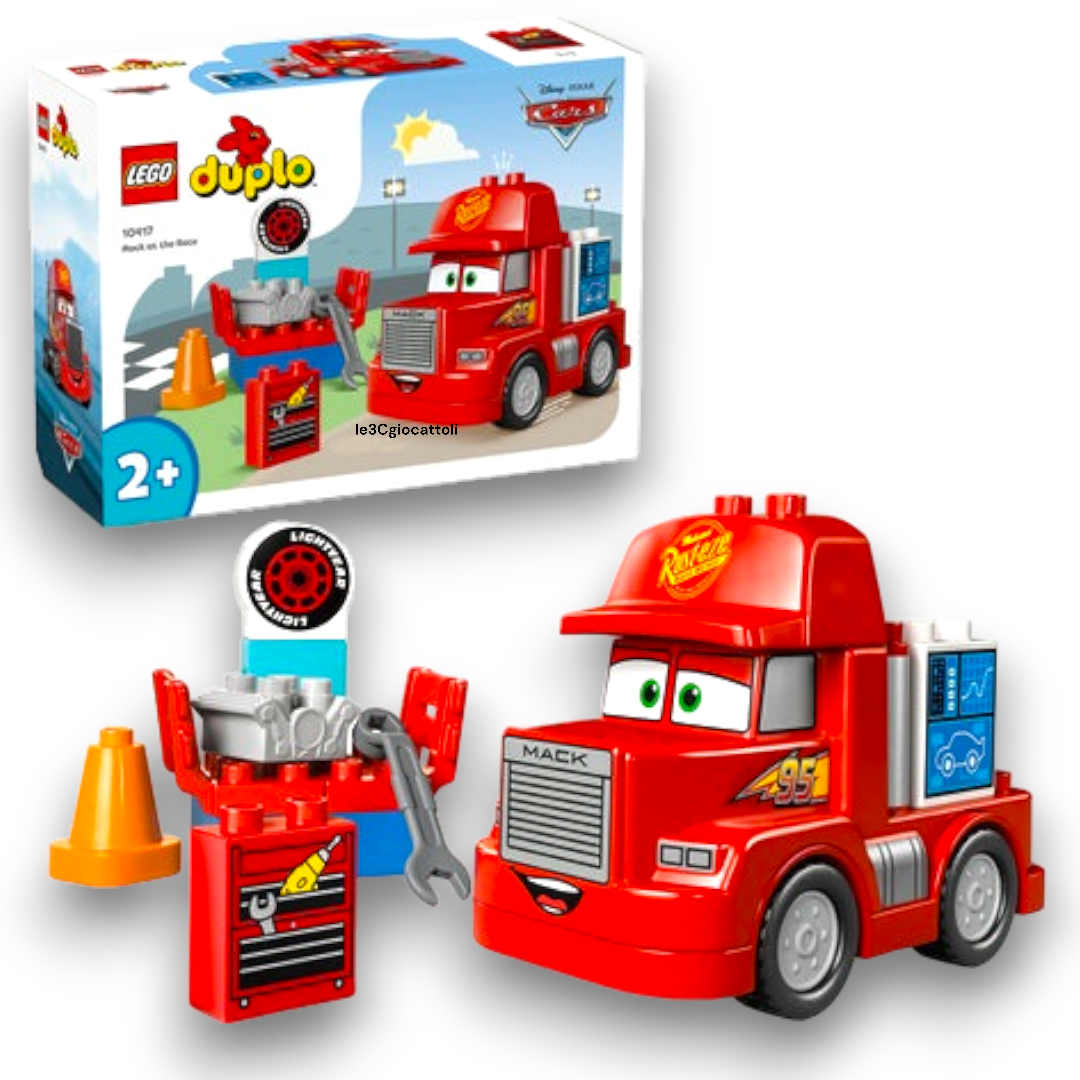 Lego Duplo 10417 Cars Mack al circuito