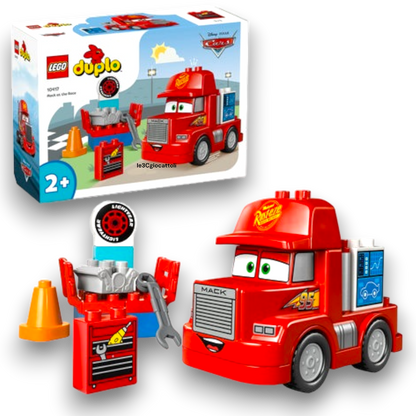 Lego Duplo 10417 Cars Mack al circuito