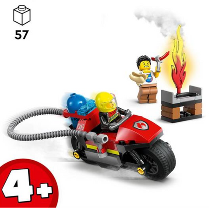 Lego City 60410 Motocicletta dei Pompieri