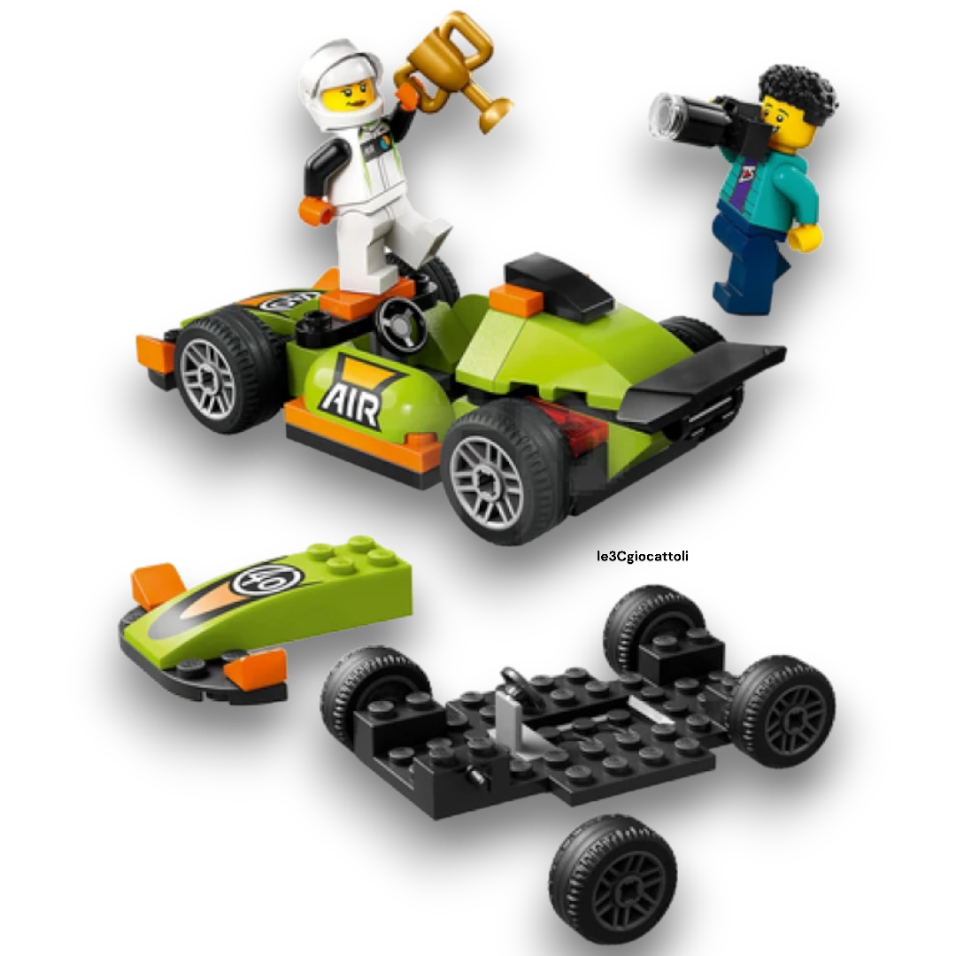 Lego City 60399 Auto da corsa verde