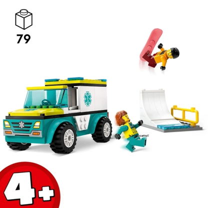 Lego City 60403 Ambulanza di emergenza