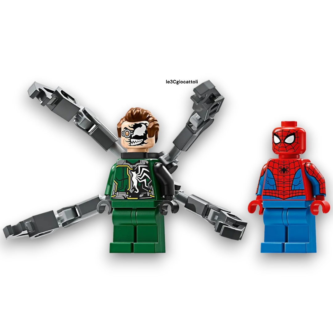 Lego Marvel 76275 Inseguimento Sulla Moto: Spider-Man vs Doc Ock