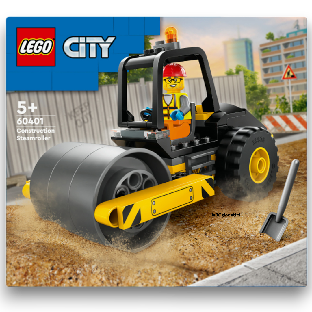 Lego City 60401 Rullo Compressore