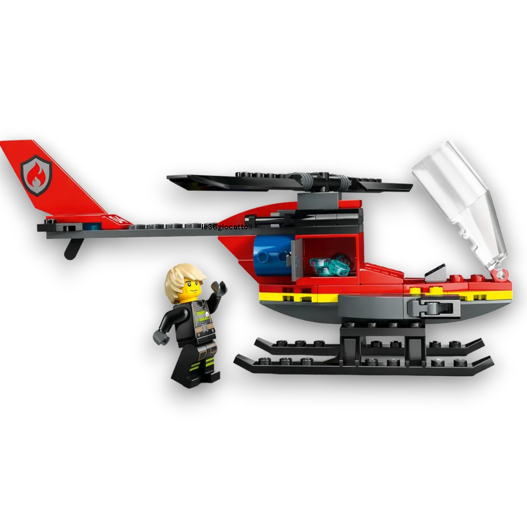 Lego City 60411 Elicottero dei Pompieri