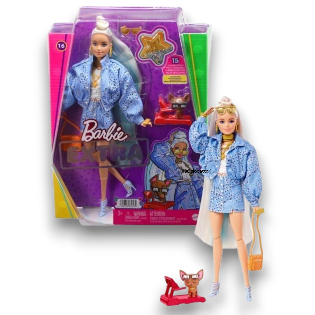 Barbie Extra Bionda Denim GRN27