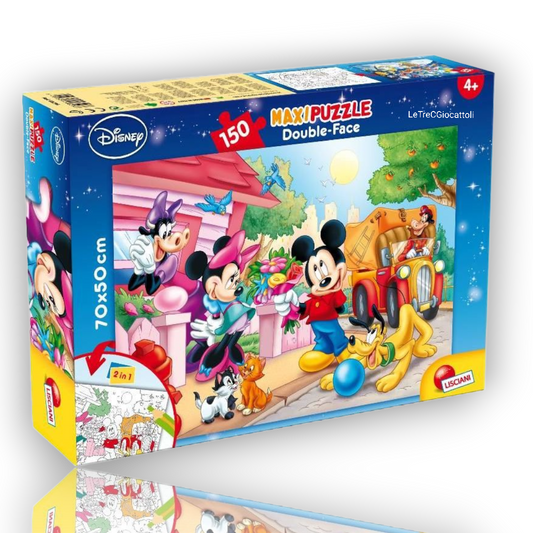 Puzzle 108 pezzi Mickey and  Friends double face