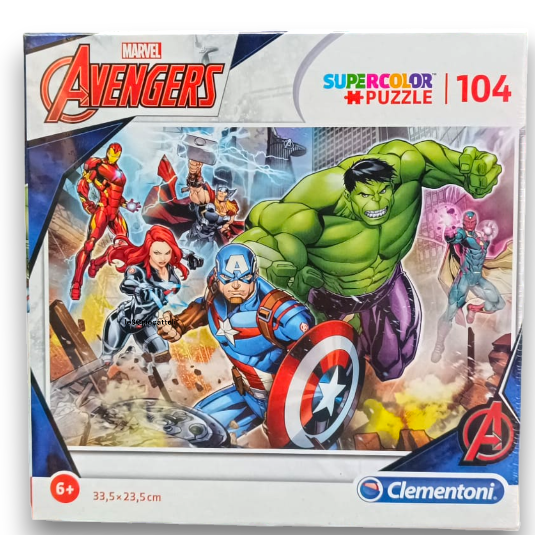 Puzzle 104 pezzi mini Avengers