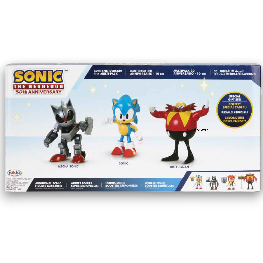 Sonic Multipack 3 personaggi 30 Anniversario
